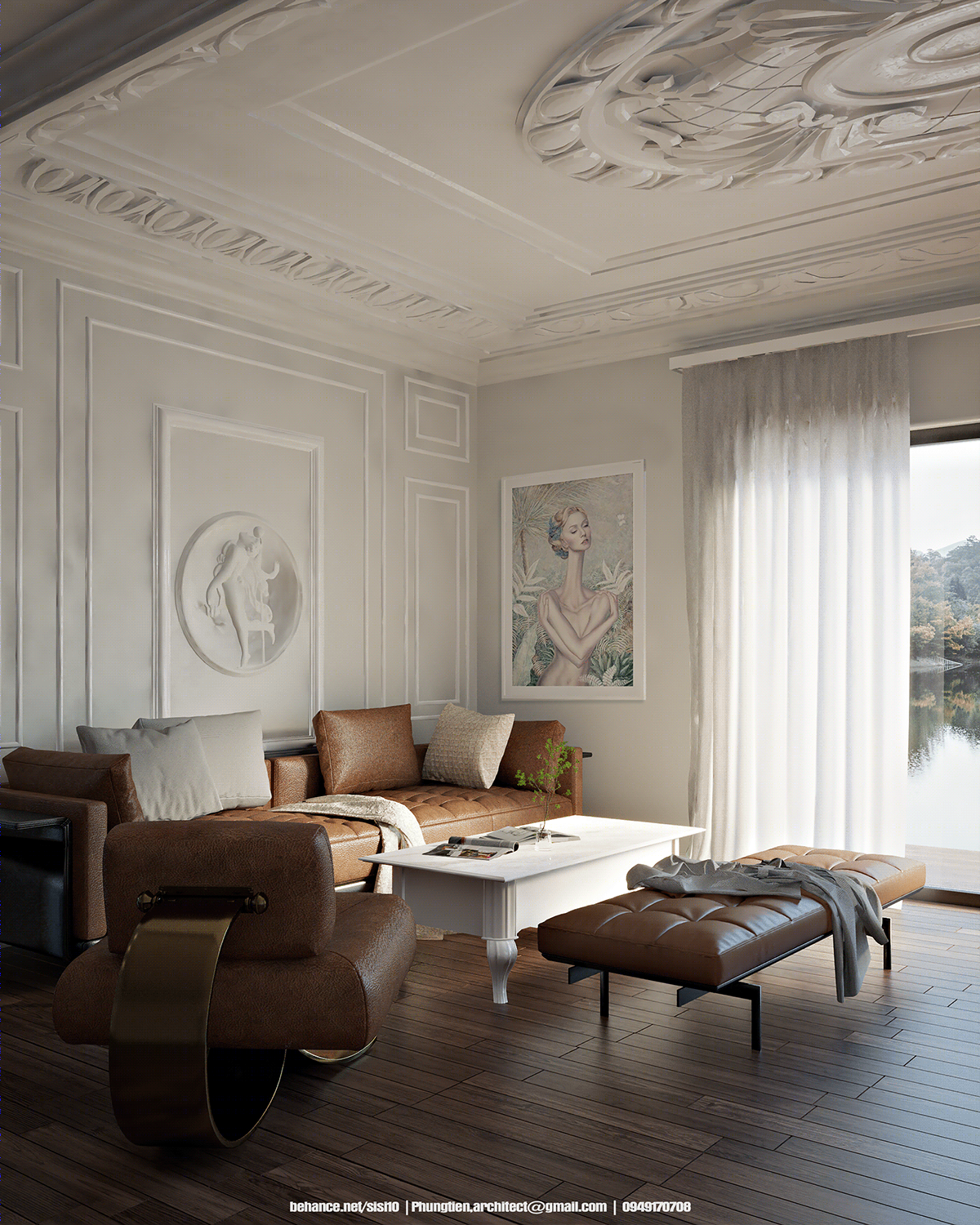 Anastasiya Gushchina丨平层丨CGI | NEOCLASSICAL | WINTER MOOD-1