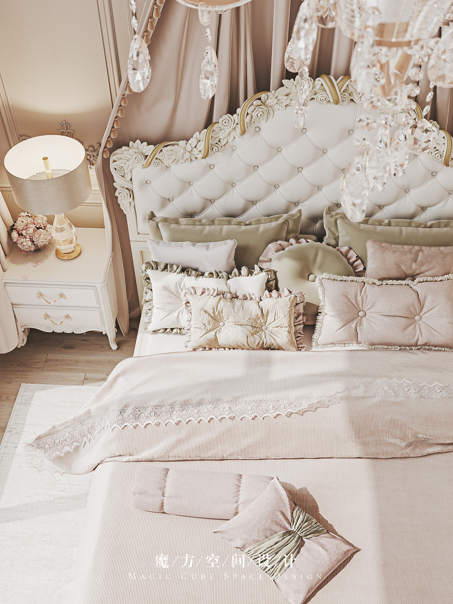 福建法式轻奢别墅设计丨中国福建丨魔方空间设计-27