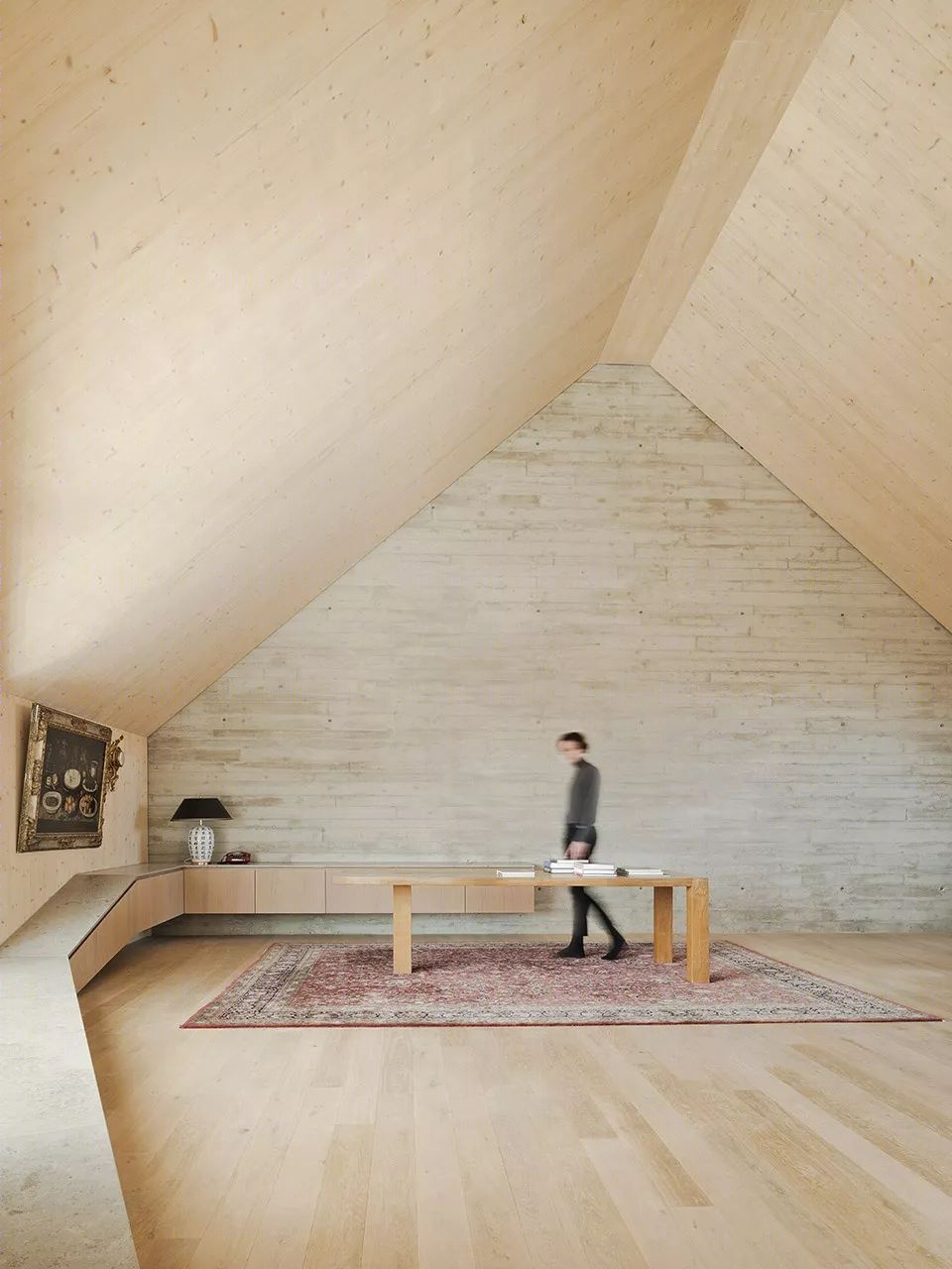 慕尼黑 R11 屋顶加建住宅 | 木结构编织室内外空间-22