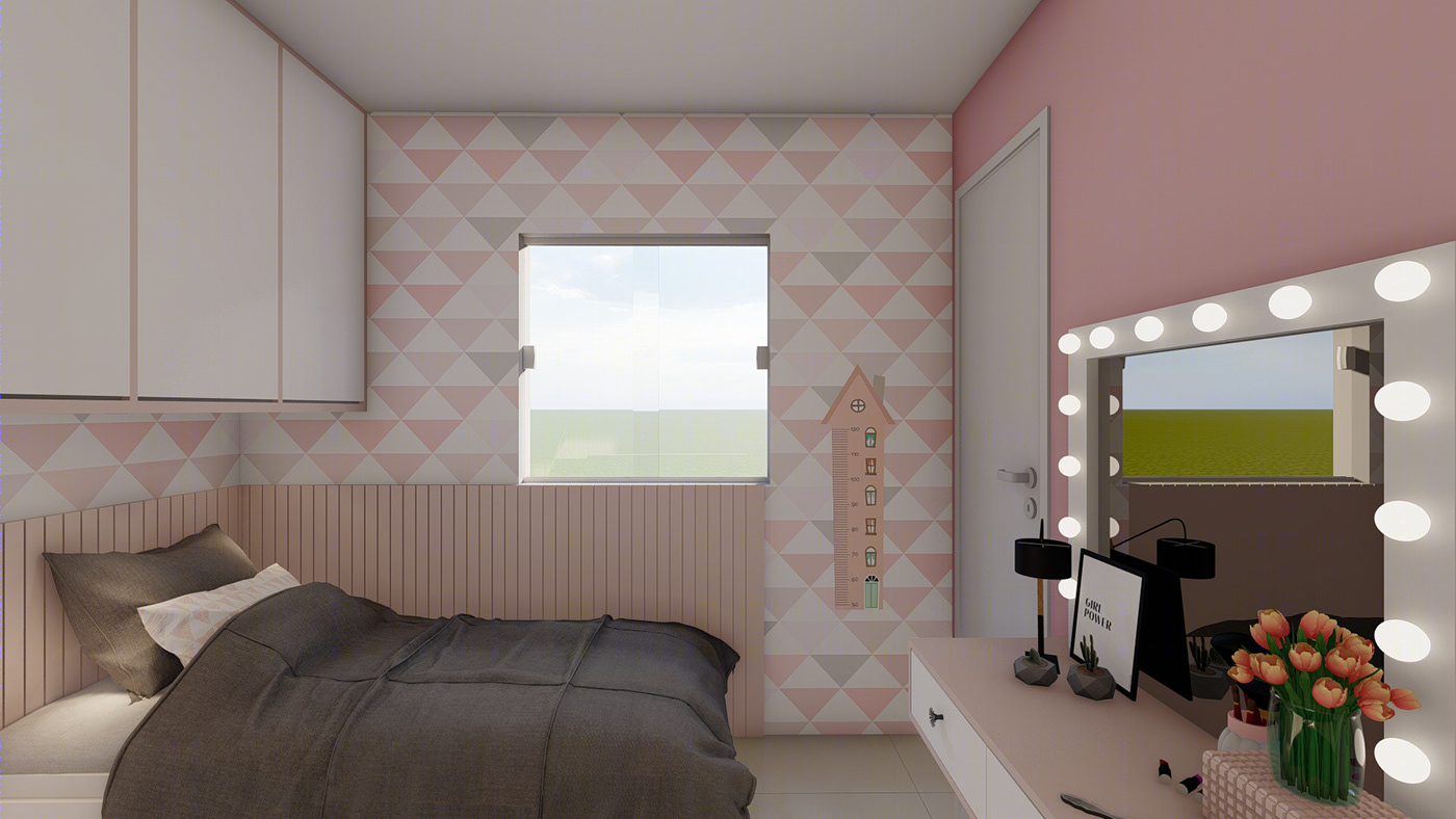 Quarto Infantil CI - Projeto de Interiores-0