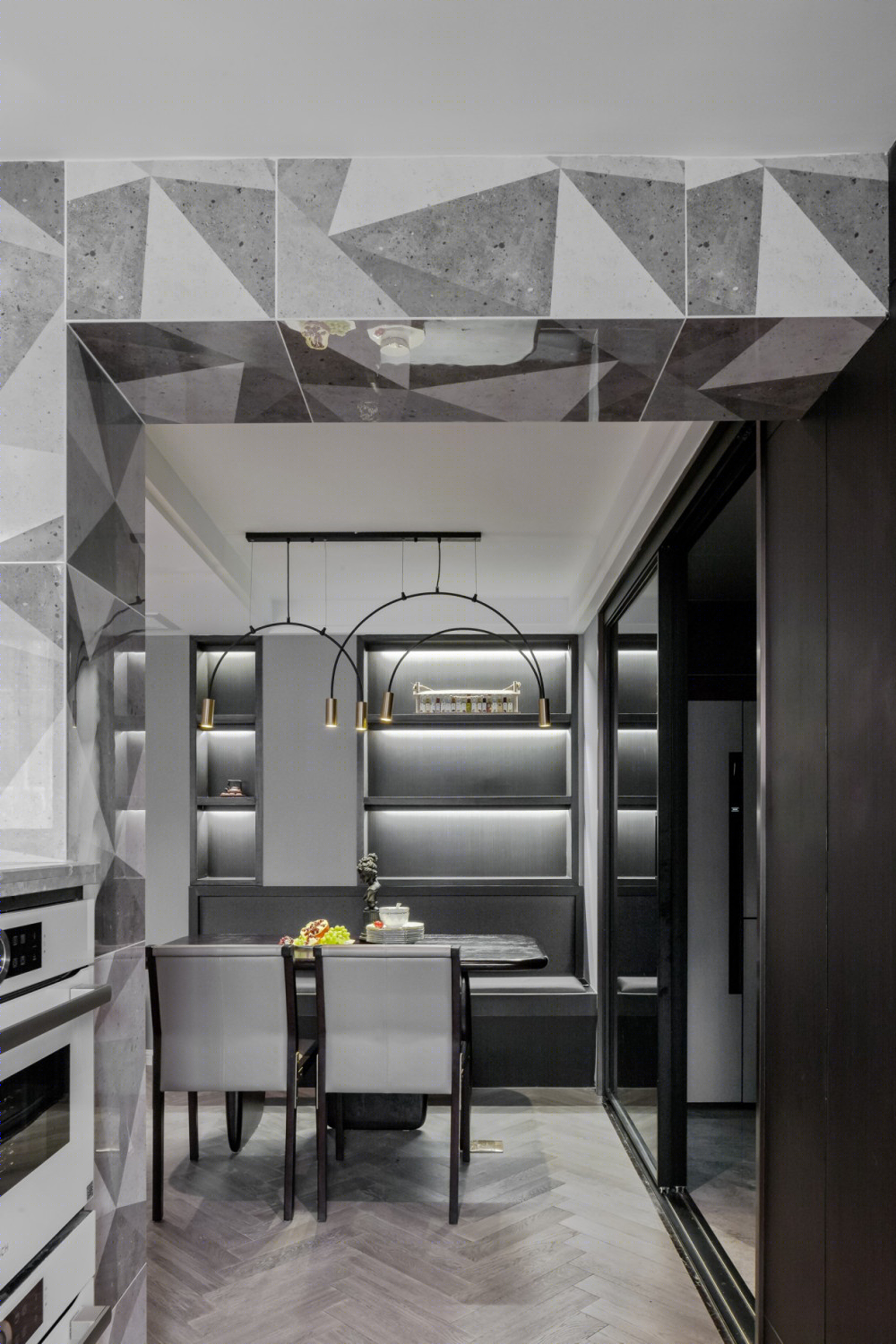 杭州 127㎡私宅改造 | 错层空间变通透绿意生活-19