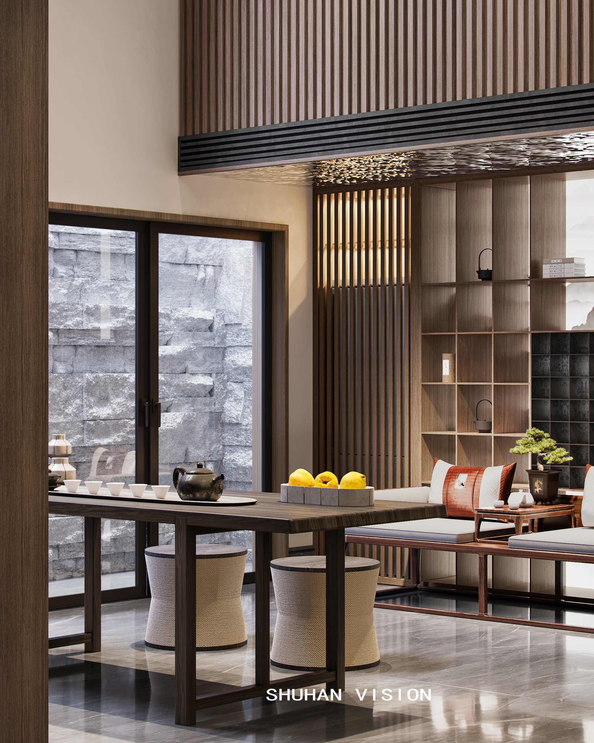 四季云庭 新中式别墅地下室-6