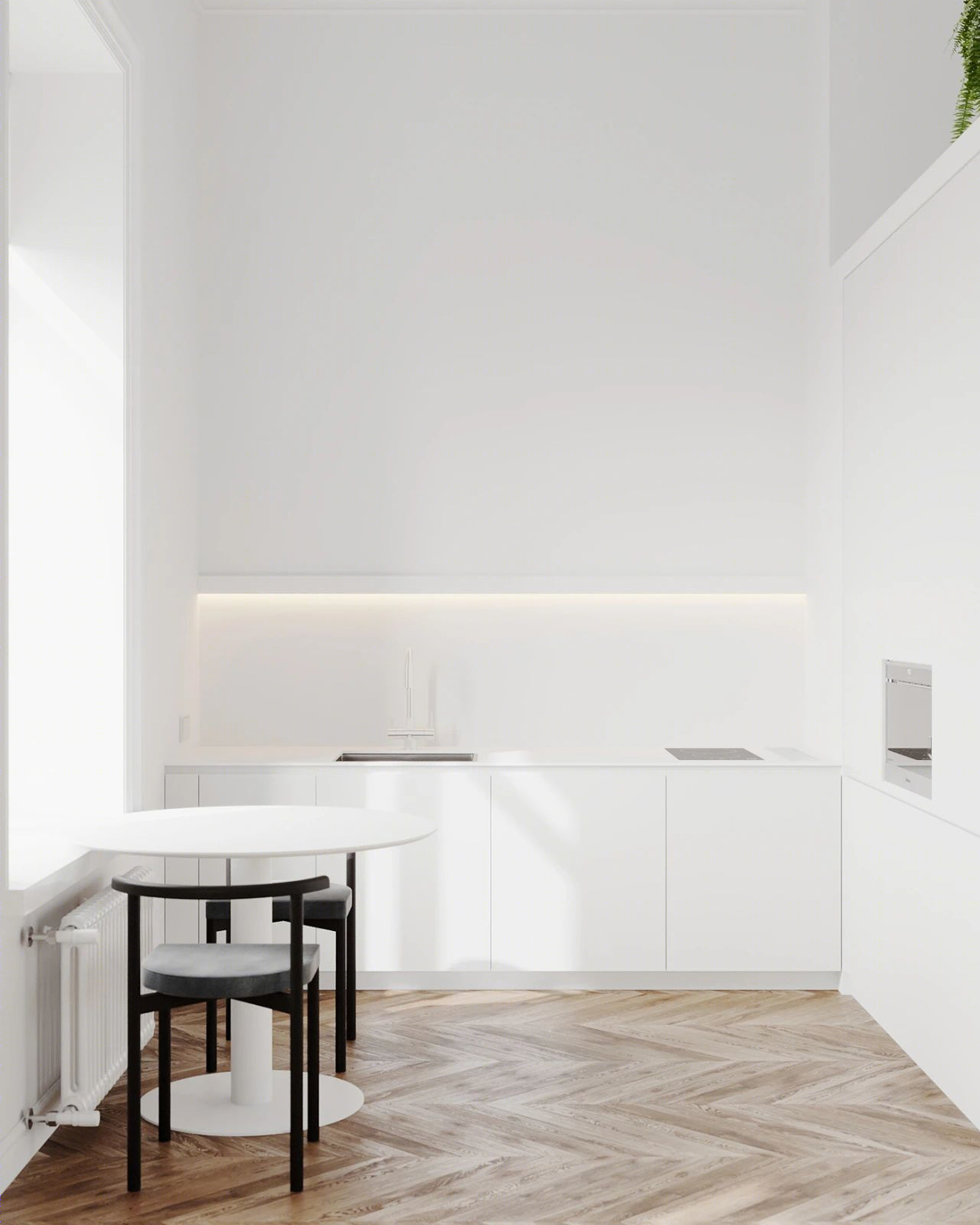 65㎡极简白「盒子」设计丨Artalekseev.ru-33