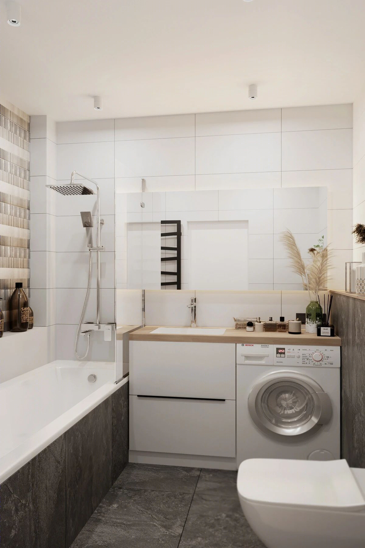 单身男士 48㎡简约时尚公寓设计-17