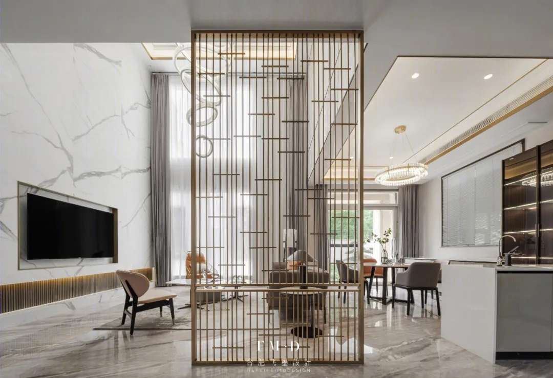 飞墨新作 || 450㎡ 顶奢别墅，现浇空间实现区域多功能化！-6