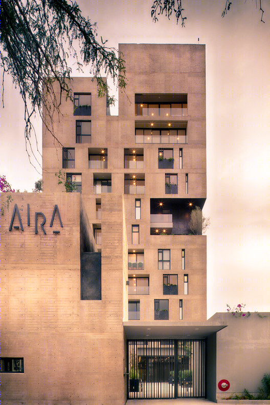 墨西哥 Querétaro 市 AIRA 公寓楼——垂直绿化与私密空间的融合-59