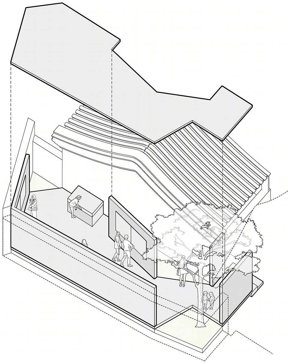 南半截胡同2号临时展亭丨BWAO,鲍威建筑工作室-6