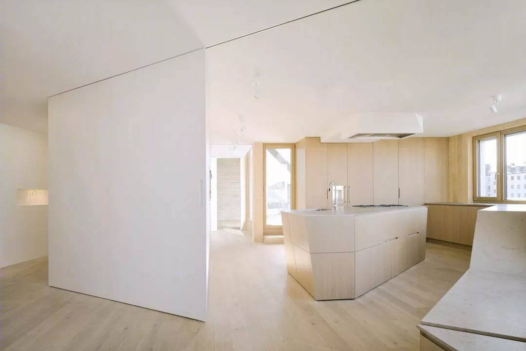 慕尼黑 R11 屋顶加建住宅 | 木结构编织室内外空间-28