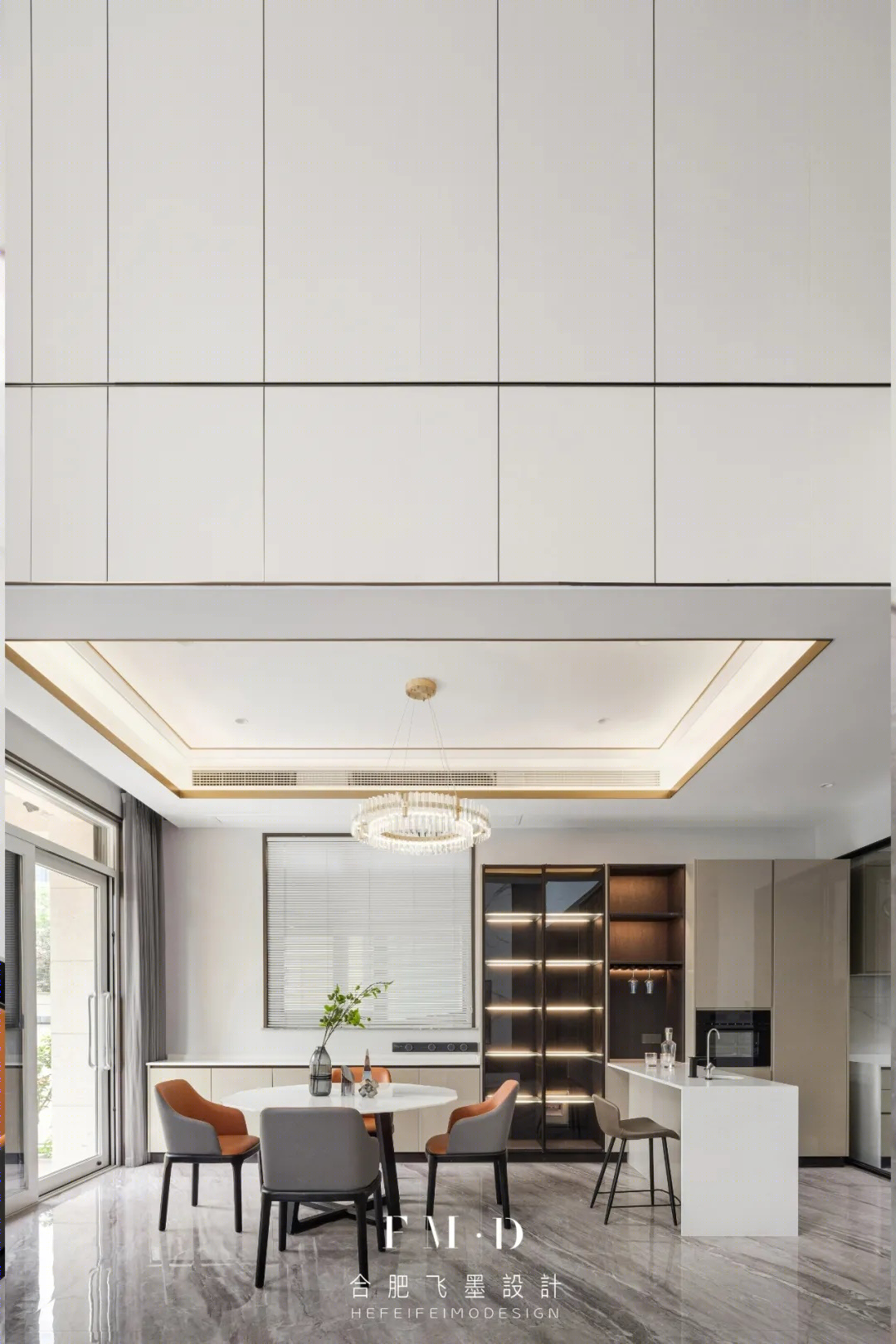 飞墨新作 || 450㎡ 顶奢别墅，现浇空间实现区域多功能化！-14