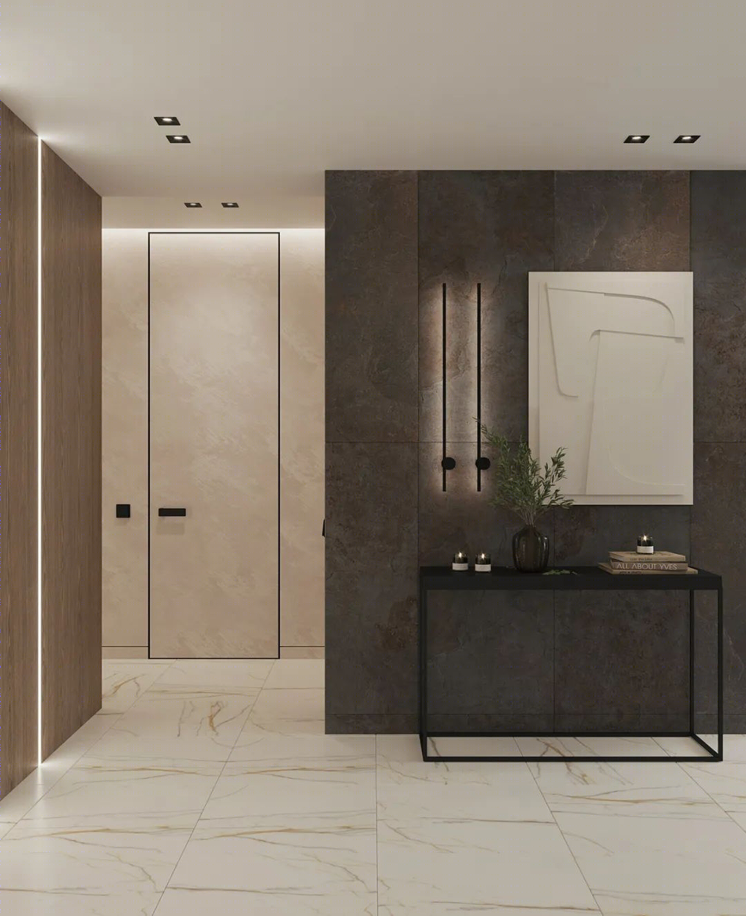 95㎡现代简约二居室丨Roomy Room Design-2