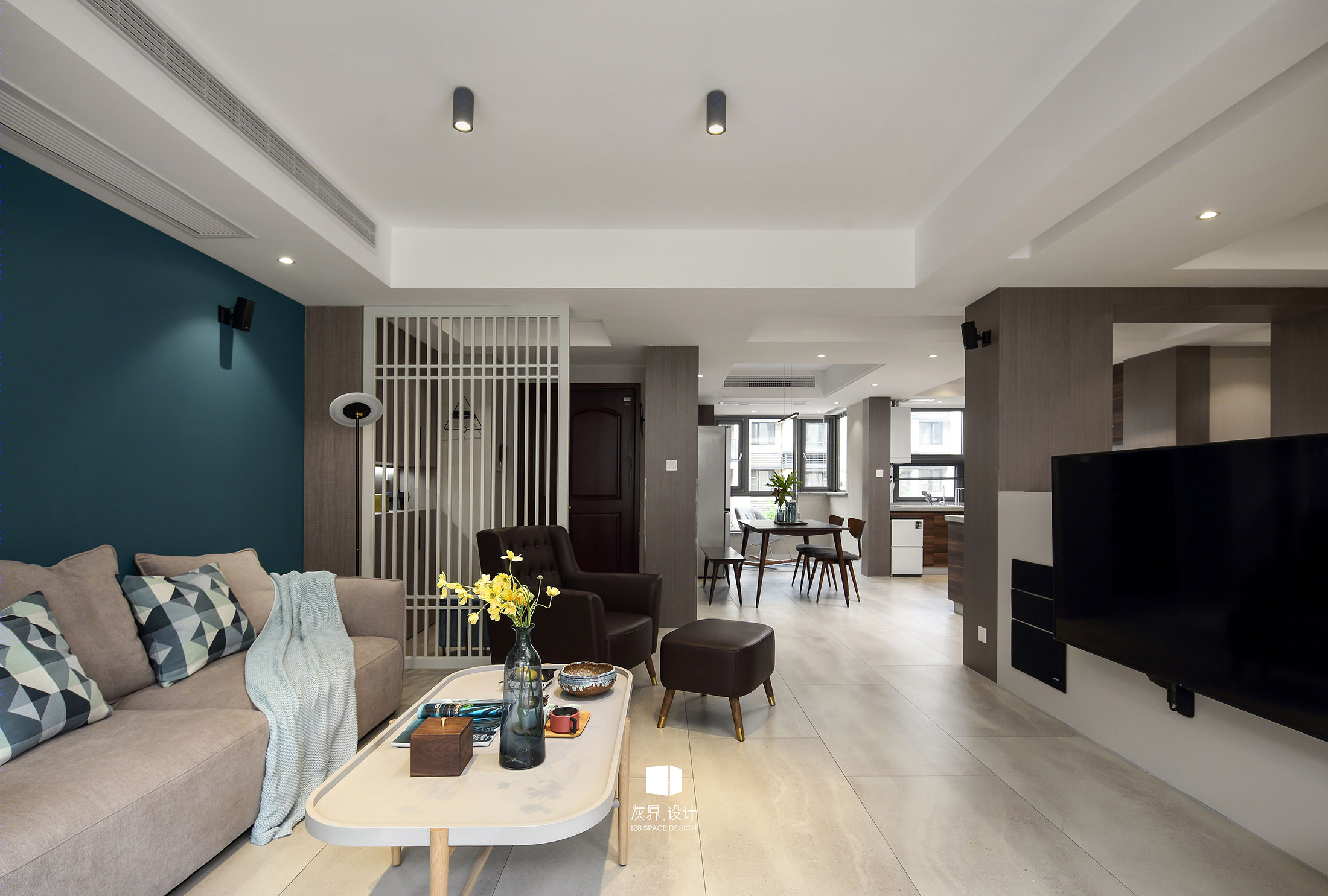 《灰界 DESGIN·实景》现代简约风打造 158㎡四居室舒适生活-12