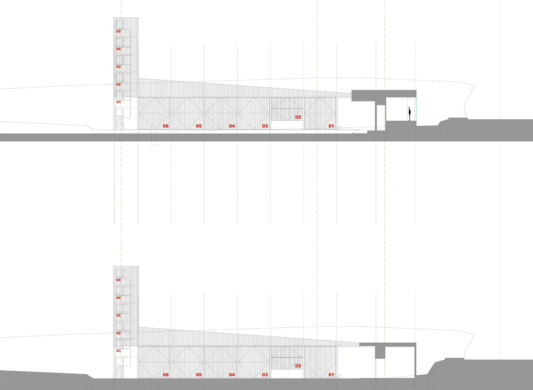 波纹板包裹的葡萄牙消防员总部大楼扩建-71