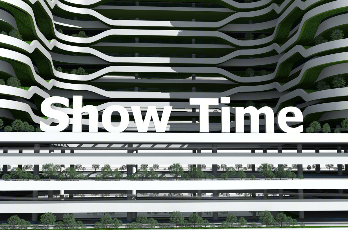 狮子座建筑设计，小型综合体，总建筑面积23万平方米-2