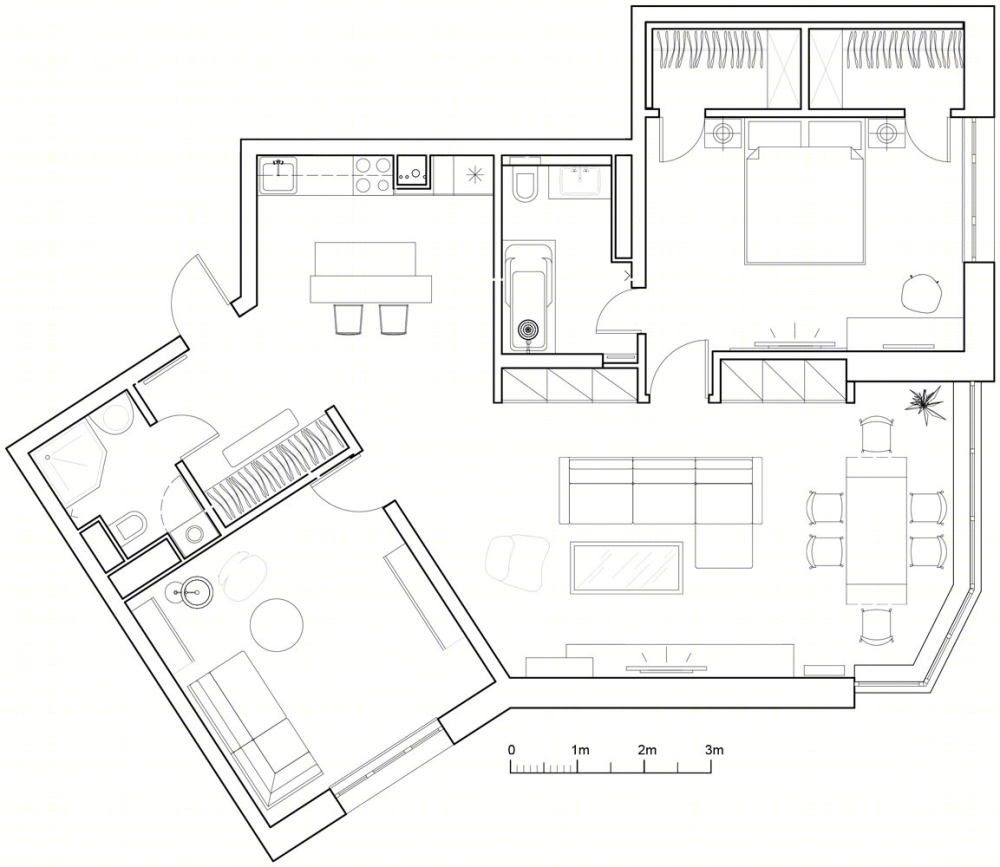 莫斯科微型公寓的巧妙设计-19
