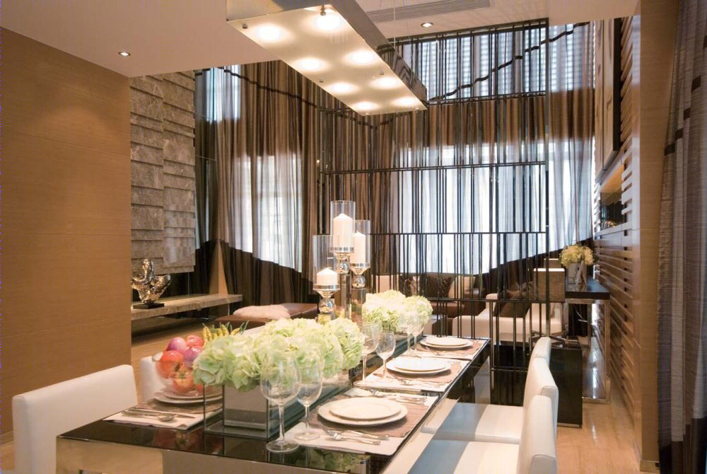 江门山湖雅苑 后现代风格样板间设计-23