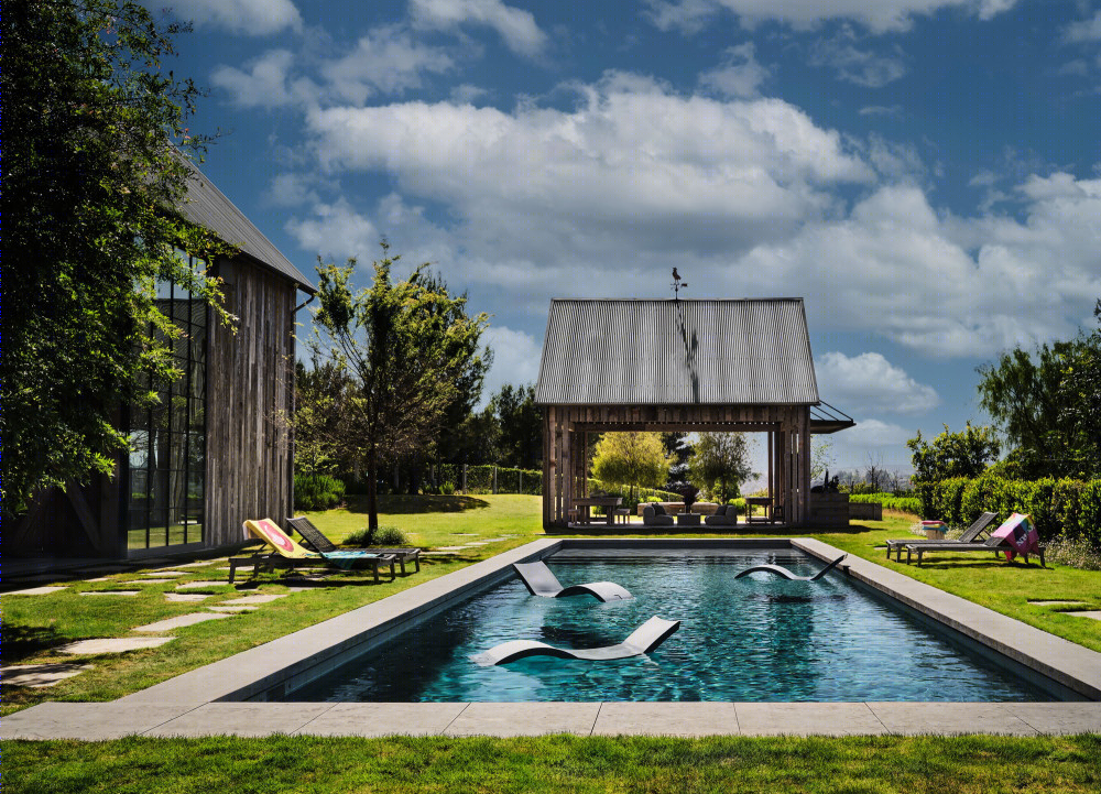 Ashton Kutcher 和 Mila Kunis 洛杉矶农舍丨美国洛杉矶丨Backen & Gillam Architects-16