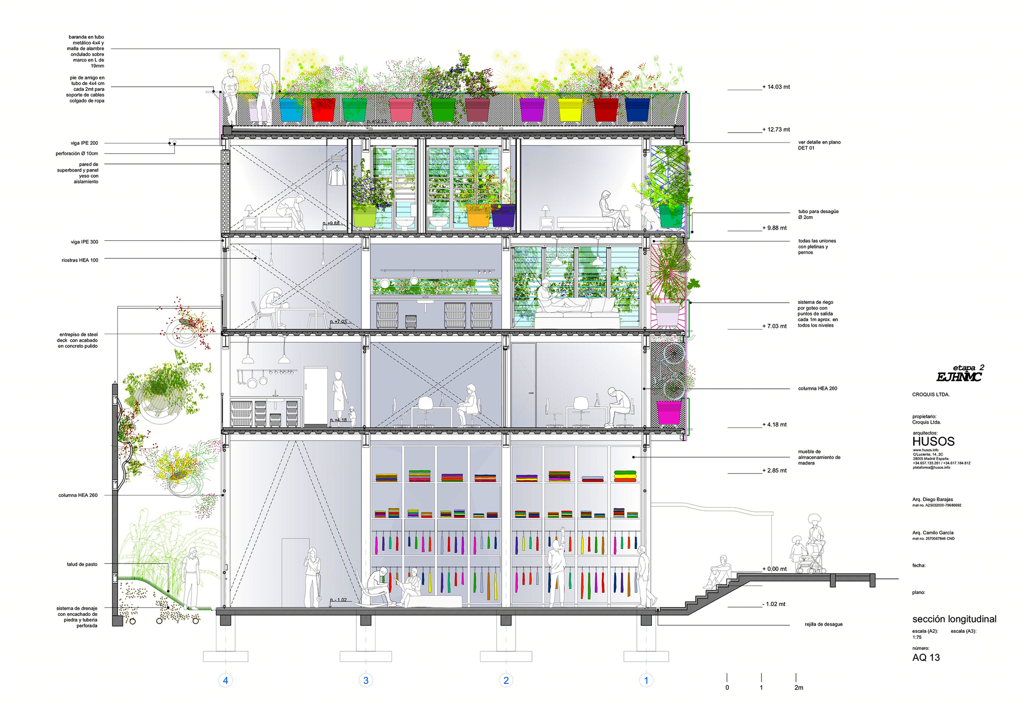 生态建筑的温床 | Cali 市的 Host and Nectar Garden Building-40