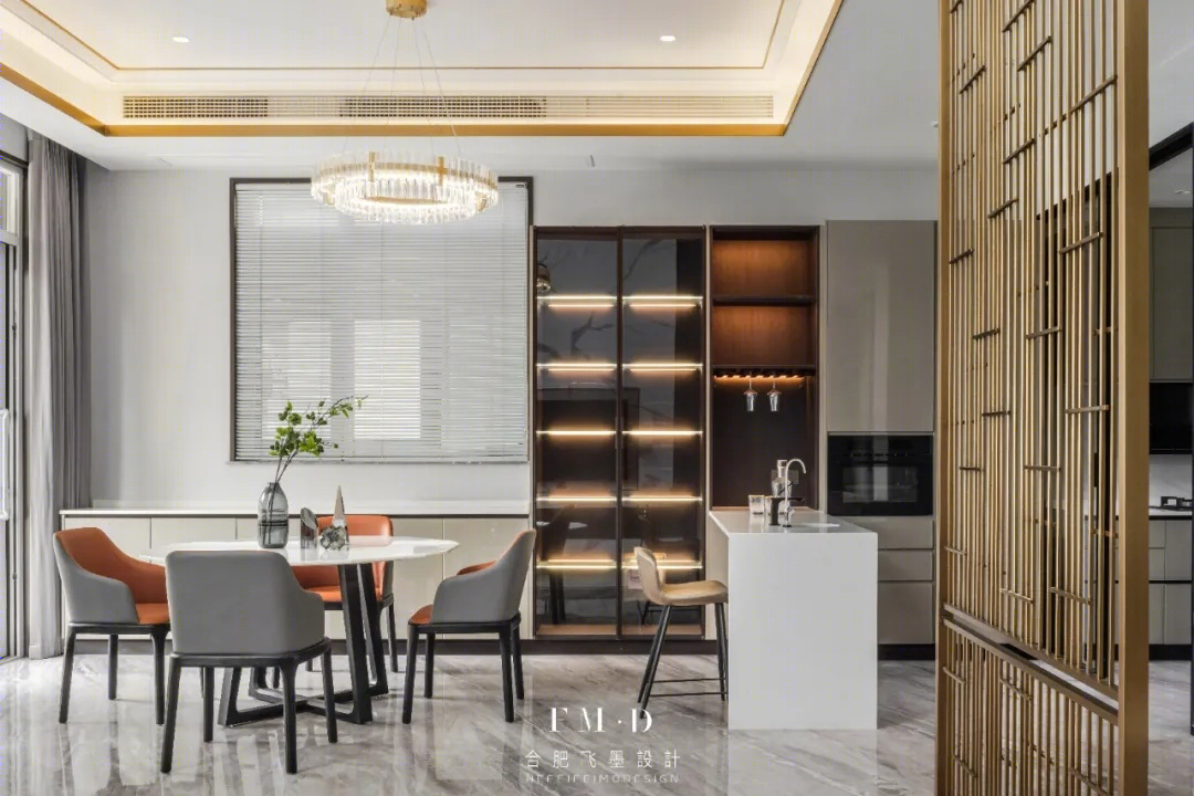 飞墨新作 || 450㎡ 顶奢别墅，现浇空间实现区域多功能化！-15