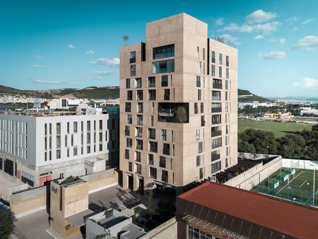 墨西哥 Querétaro 市 AIRA 公寓楼——垂直绿化与私密空间的融合-70