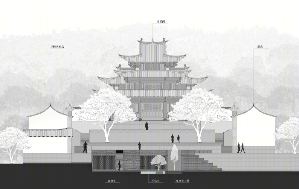 杨永铨打造云南秀山寺禅意酒店设计-45