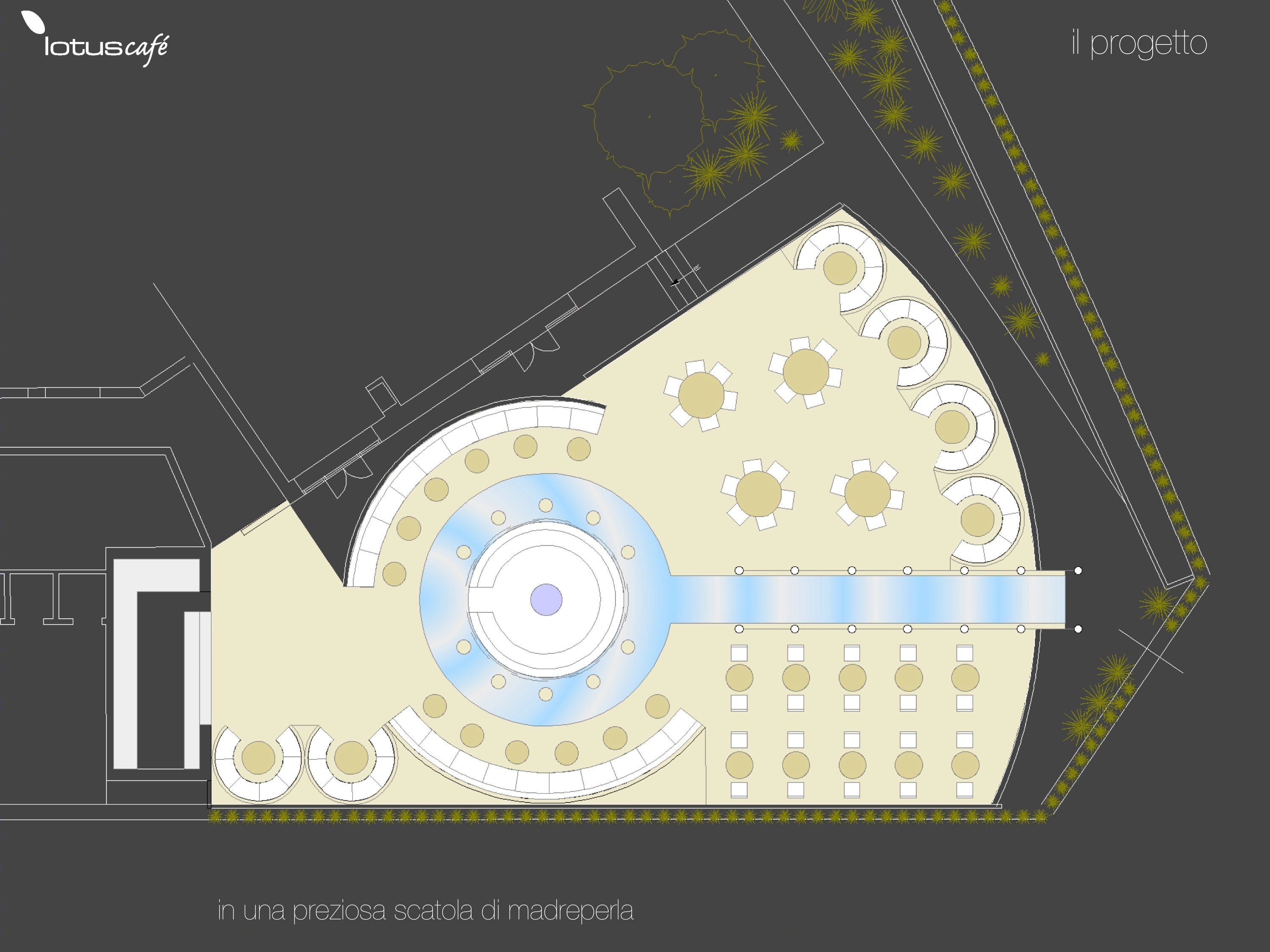 Marco Michele Rossi - Newtone Architects丨咖啡店丨LOTUS CAFE-1