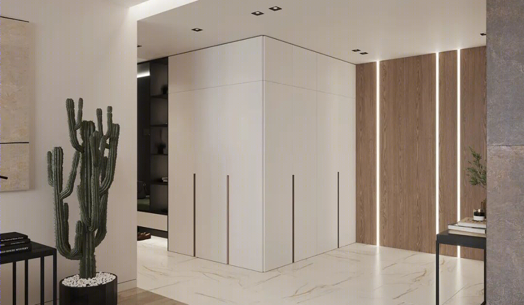 95㎡现代简约二居室丨Roomy Room Design-8