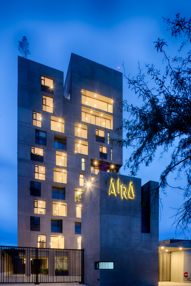 墨西哥 Querétaro 市 AIRA 公寓楼——垂直绿化与私密空间的融合-71