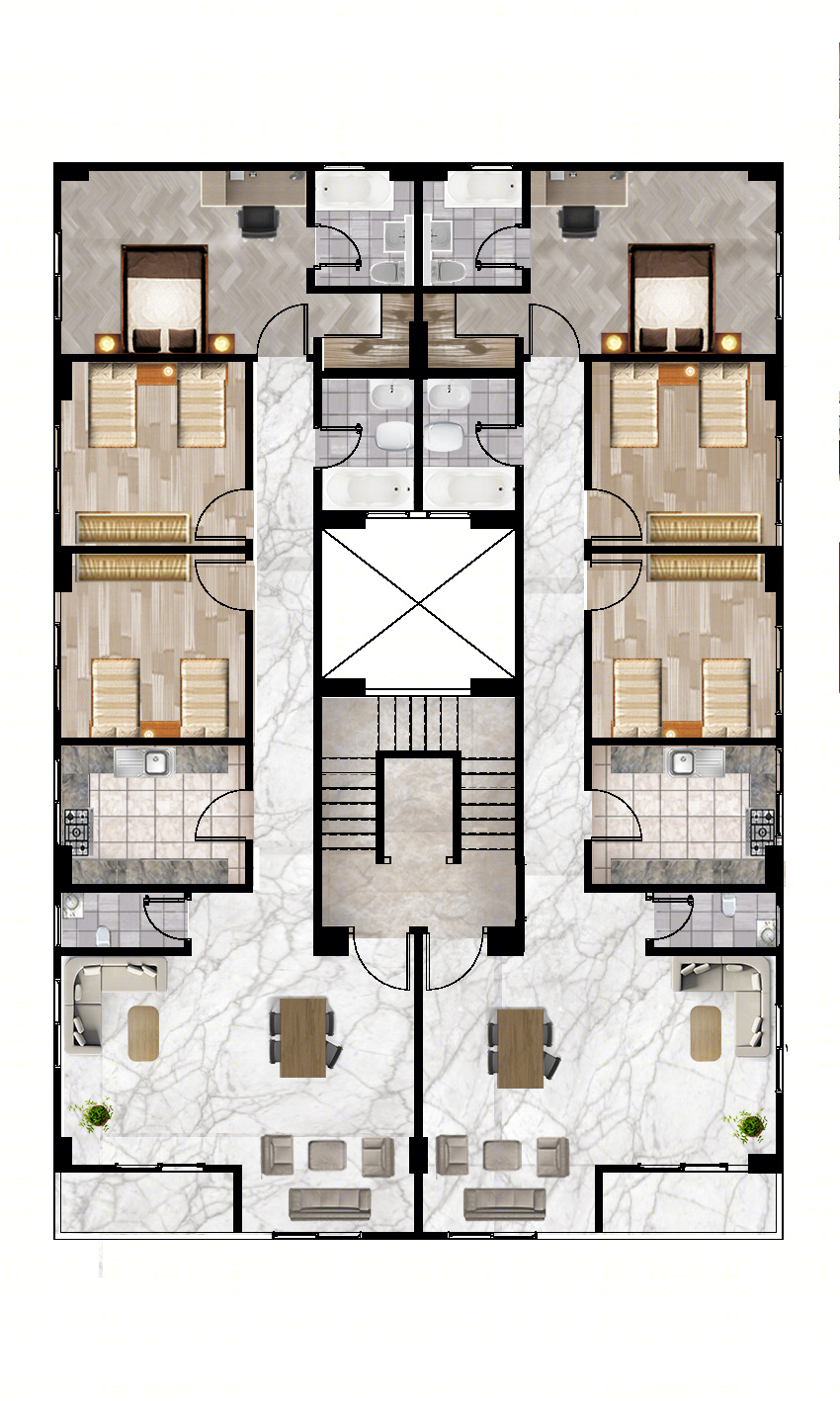 Anastasiya Gushchina丨别墅建筑丨Modern residential project-5