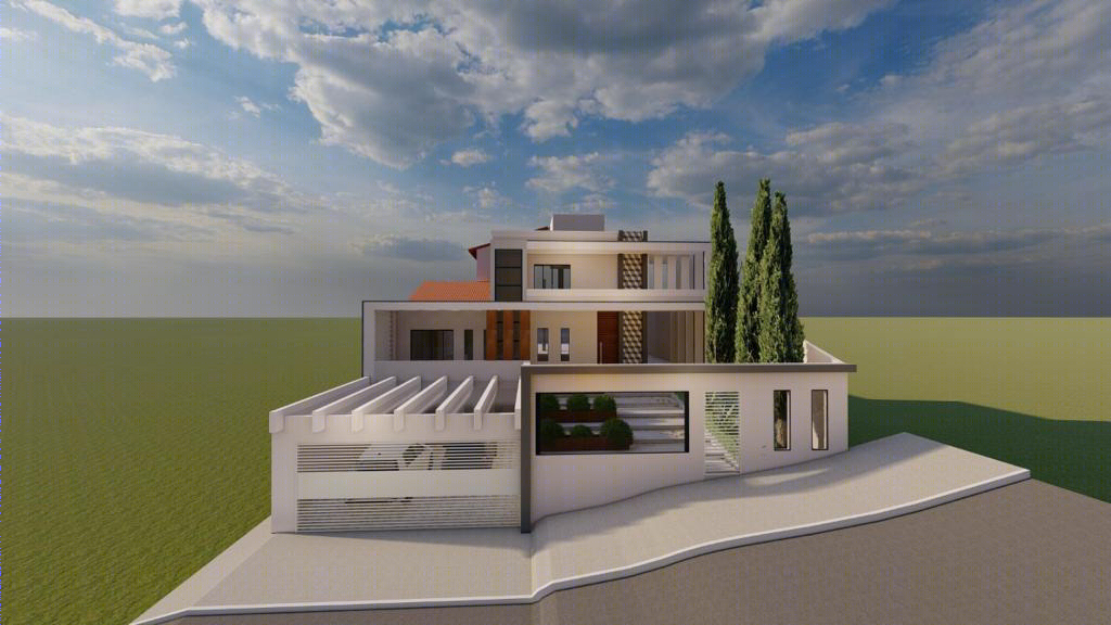 Anastasiya Gushchina丨别墅建筑丨Retrofit Fachada com elevador na fachada!-2