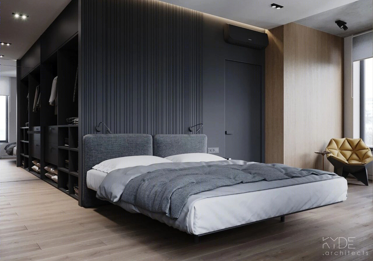 原木极简，KYDE architects 打造永恒黑白灰生活空间-14