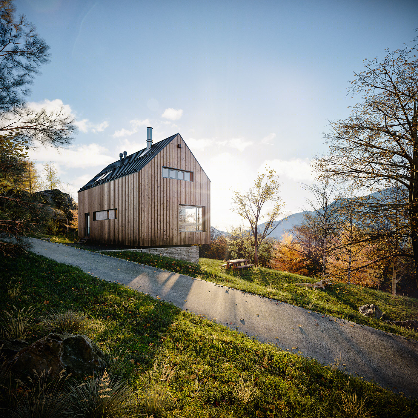 俄罗斯 Prodesi 别墅设计 自然光线与简约风格完美融合-9