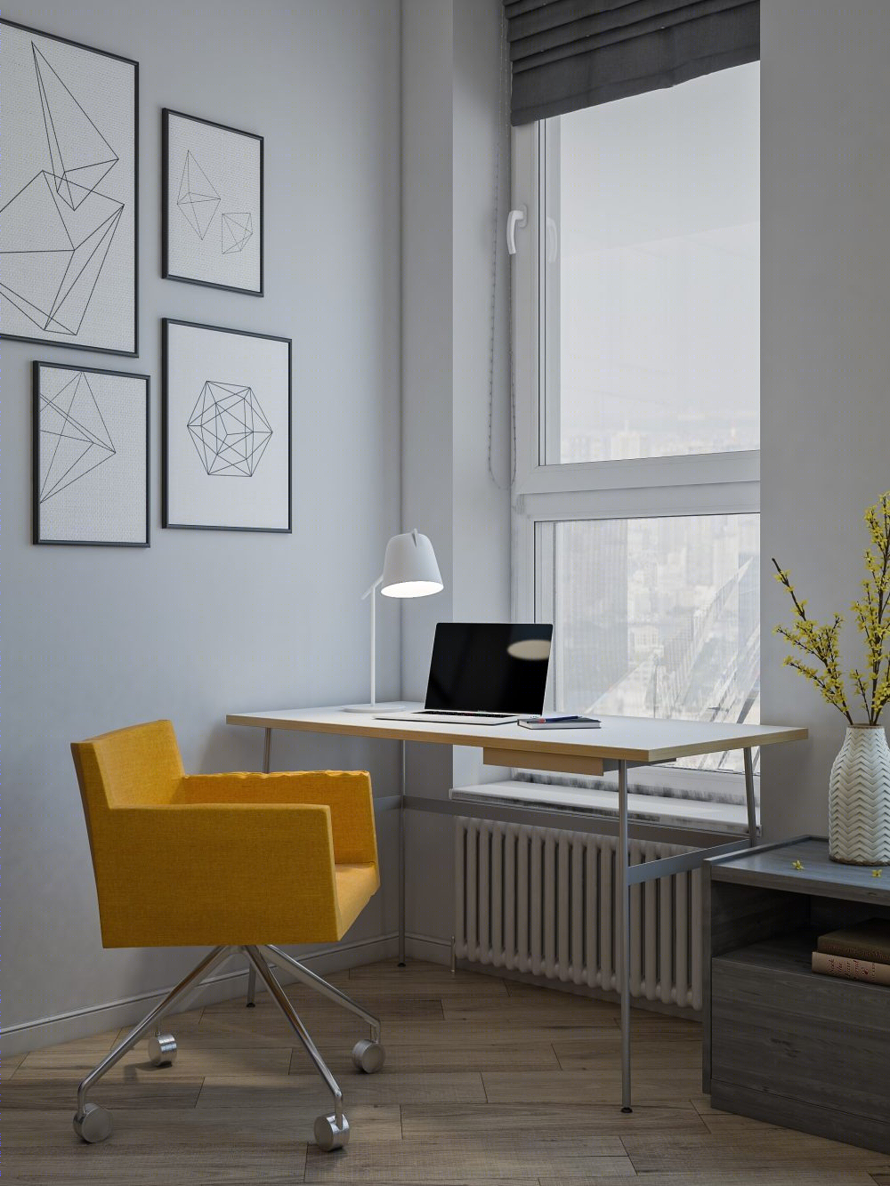 奢雅家居典范 | blue&yellow 午夜蓝++ 黄色空间设计-5