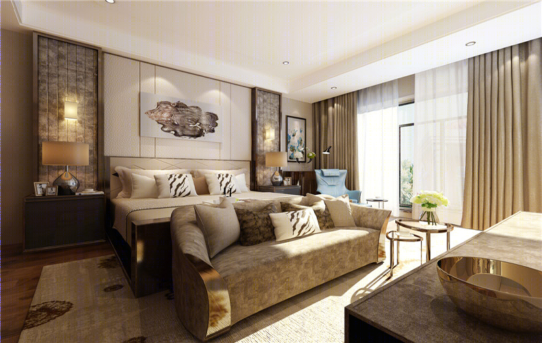 600平米中铁生态城混搭风格别墅装修案例-1