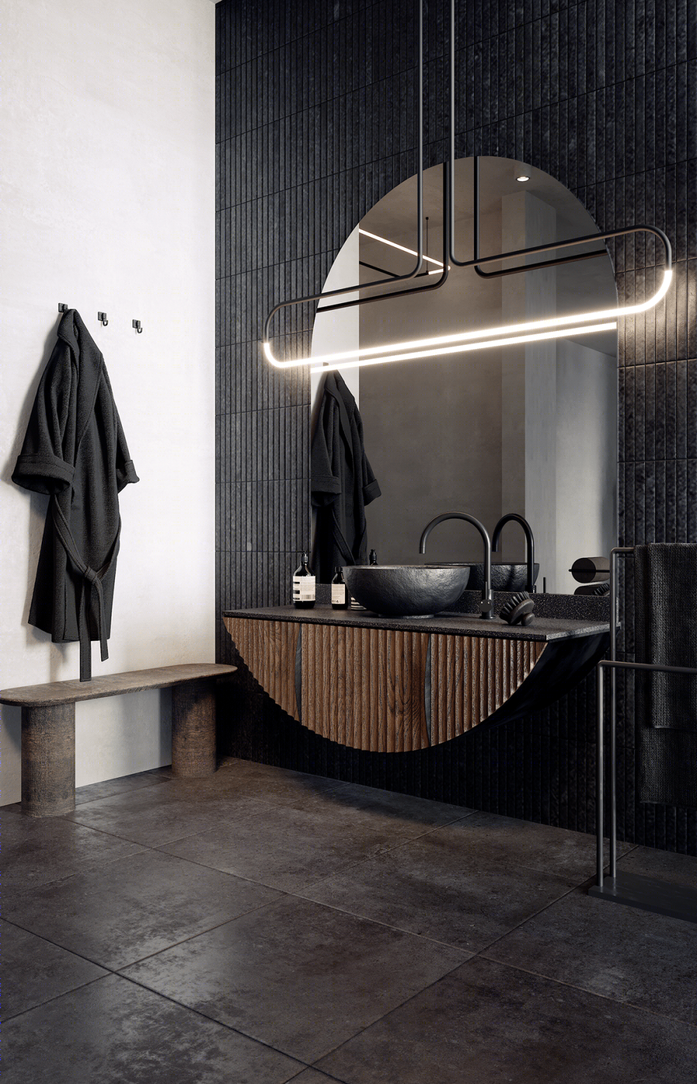 简约自然之境·光影渲染下的建筑室内设计丨德国慕尼黑丨SilenceConcept and interior Design-3