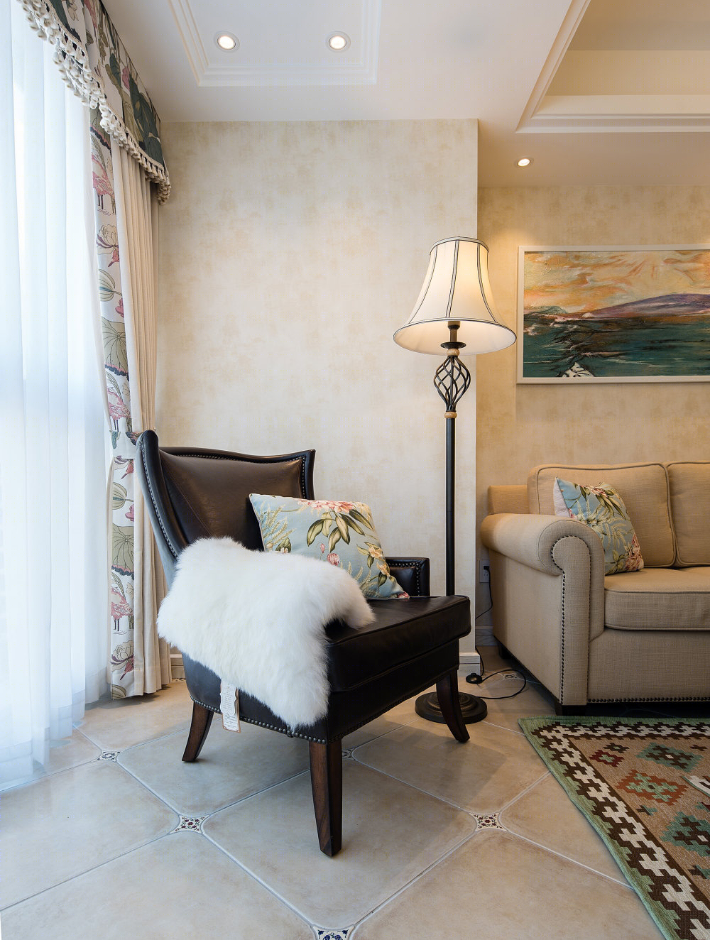 暖色海洋 | 混搭风格的浪漫小屋-7