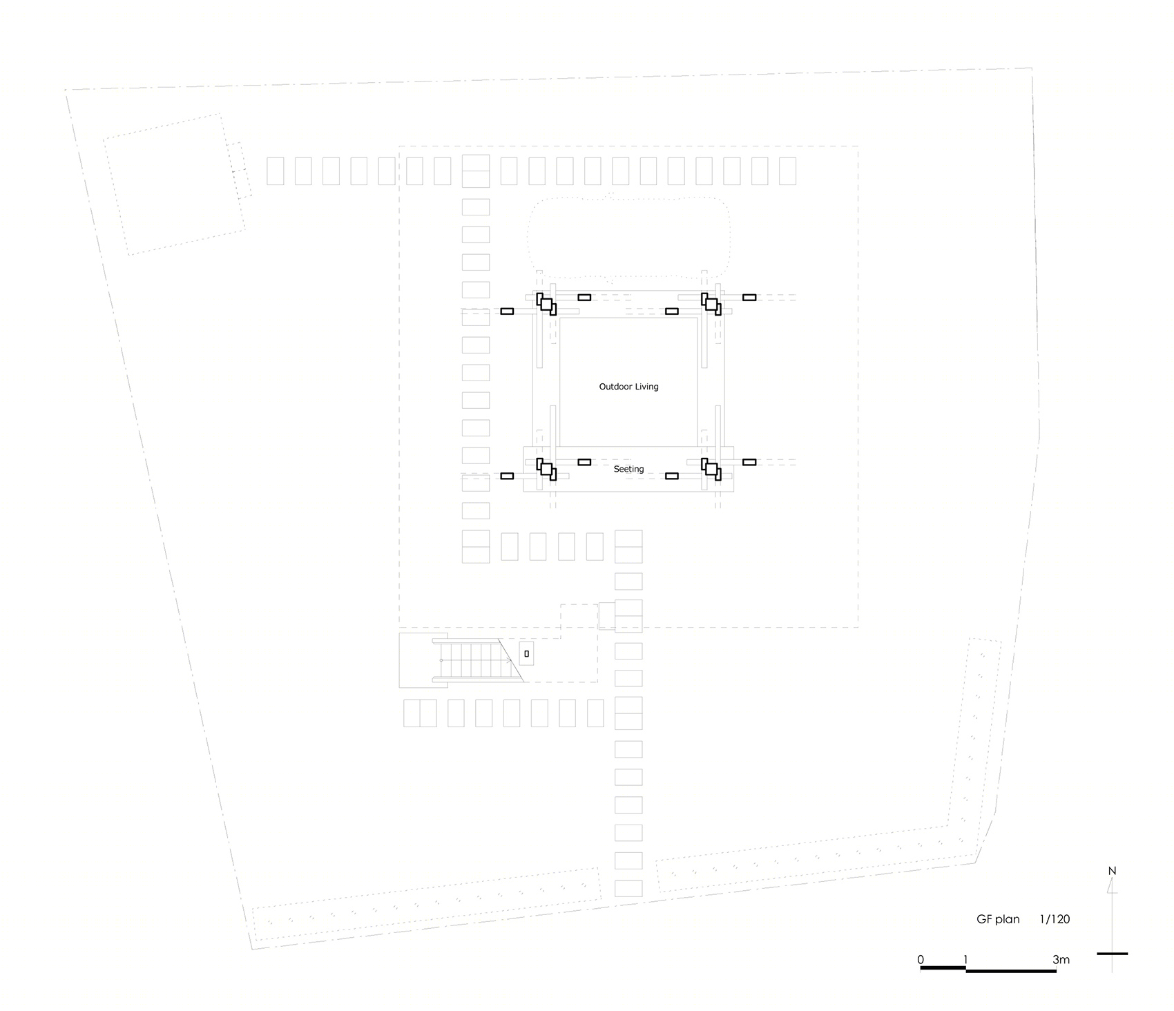 对角线构筑的架空住宅丨日本茨城丨FT Architects-55