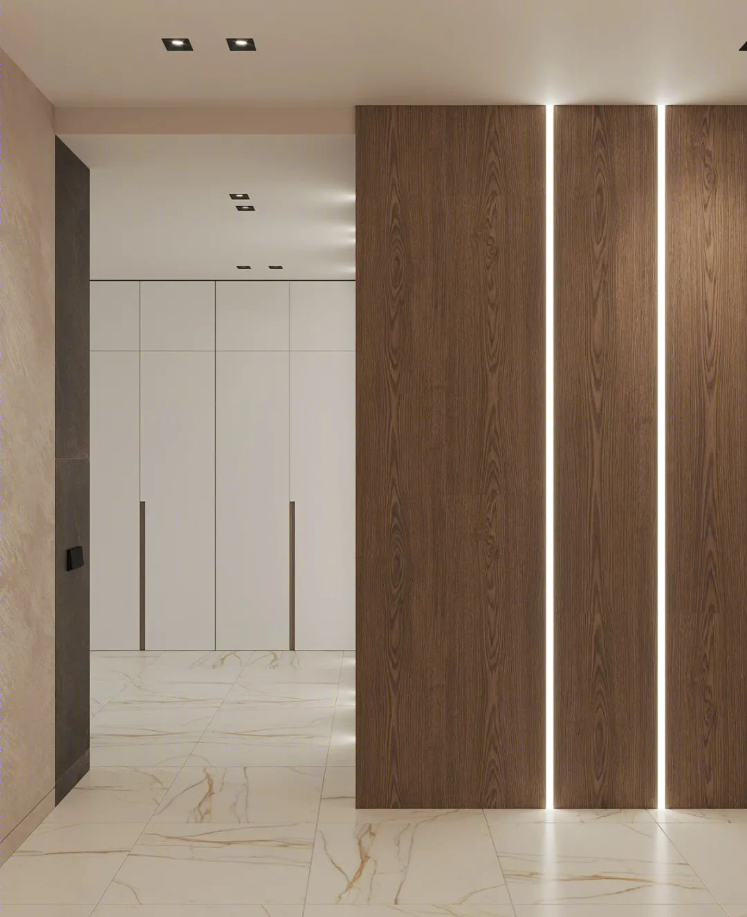 95㎡现代简约二居室丨Roomy Room Design-11