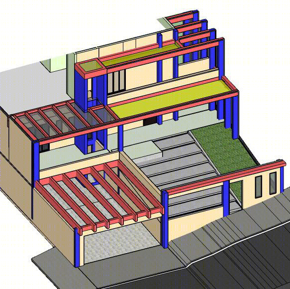 Anastasiya Gushchina丨别墅建筑丨Retrofit Fachada com elevador na fachada!-4