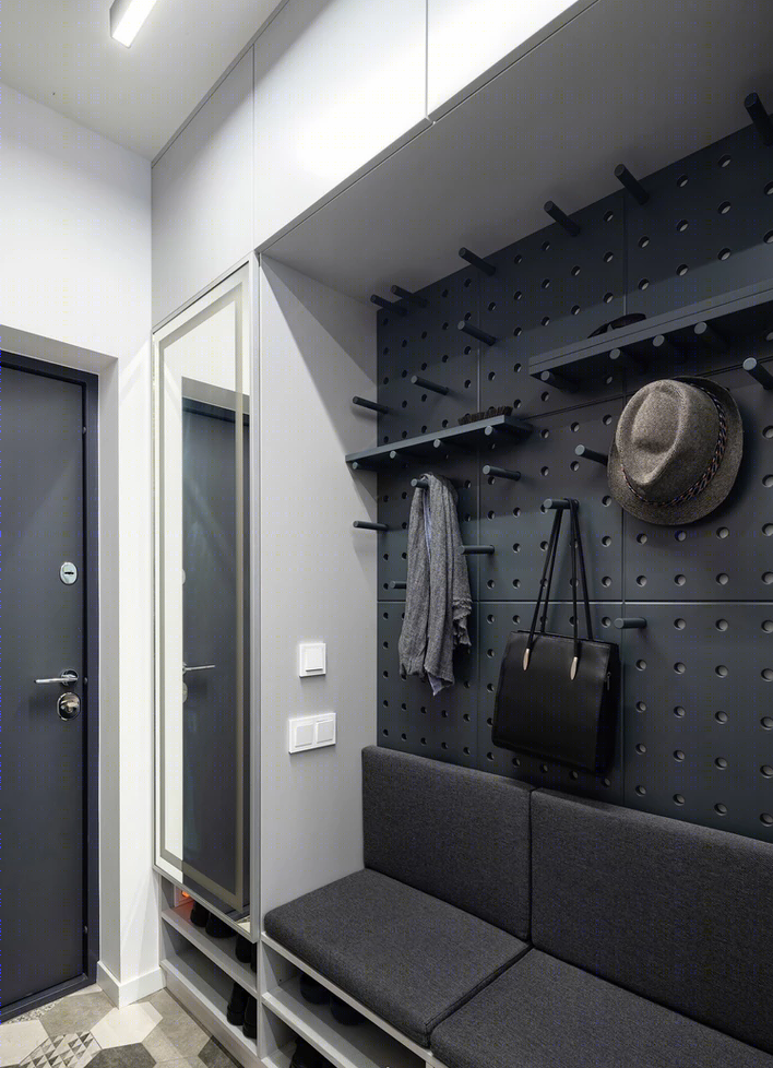 基辅 106 平米现代爱巢，玻璃砖打造优雅仙气空间-1