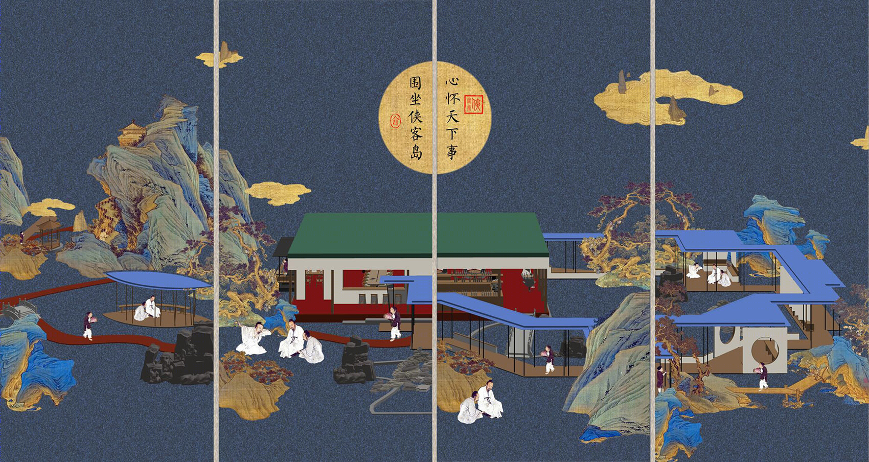 成都侠客岛花园岛庭院更新-57