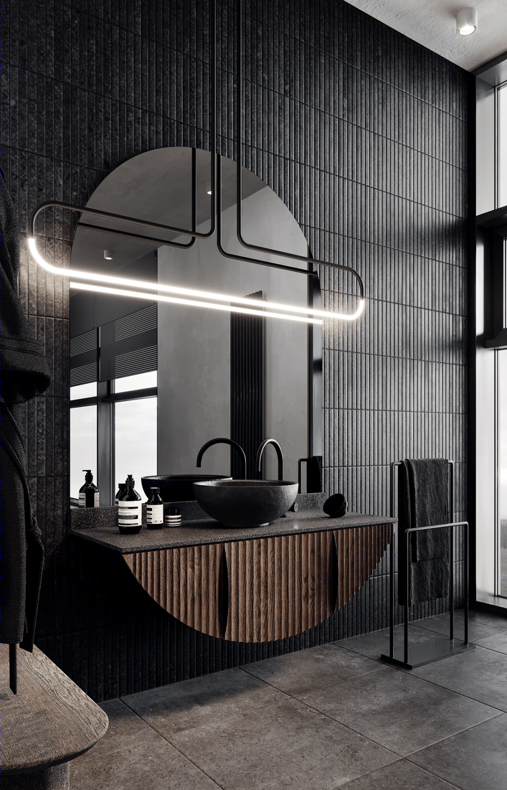 简约自然之境·光影渲染下的建筑室内设计丨德国慕尼黑丨SilenceConcept and interior Design-6