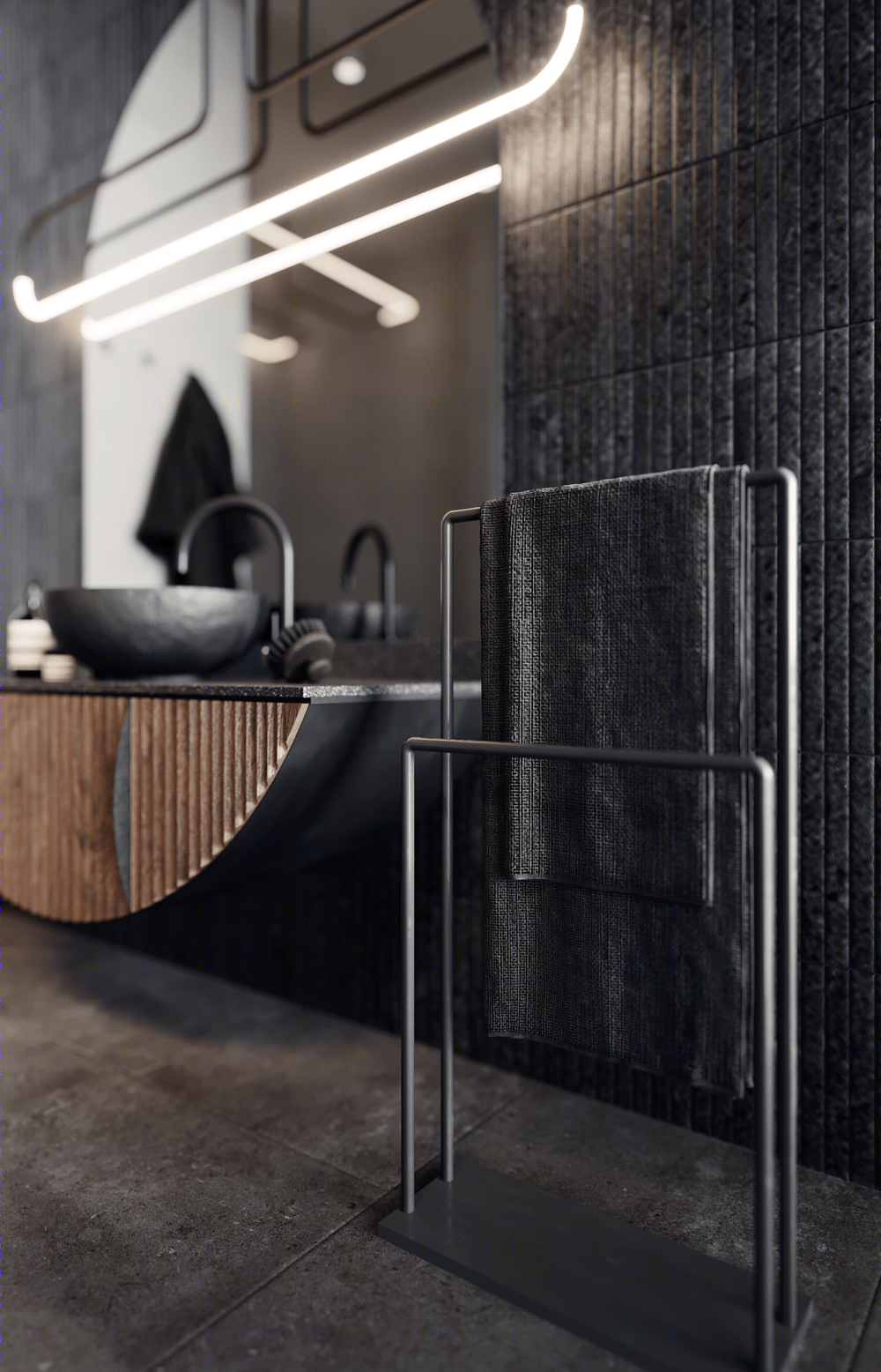 简约自然之境·光影渲染下的建筑室内设计丨德国慕尼黑丨SilenceConcept and interior Design-9