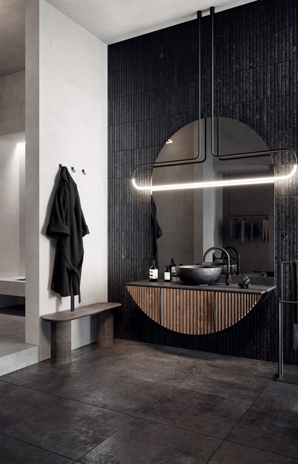 简约自然之境·光影渲染下的建筑室内设计丨德国慕尼黑丨SilenceConcept and interior Design-8