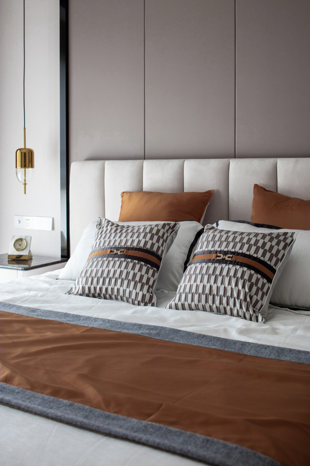 130㎡轻奢素雅风婚房，90 后精致空间设计典范-17