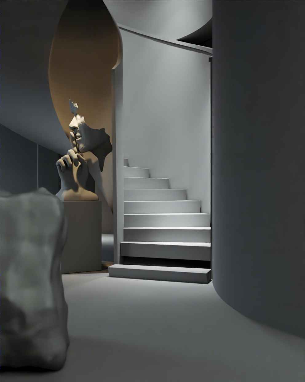 虚拟 3D 概念展厅丨个人-51