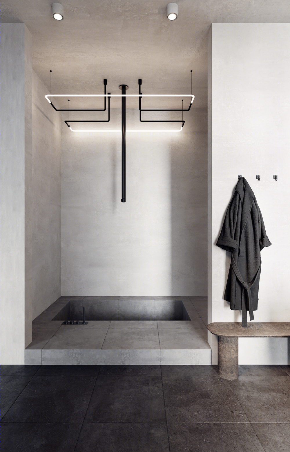 简约自然之境·光影渲染下的建筑室内设计丨德国慕尼黑丨SilenceConcept and interior Design-12