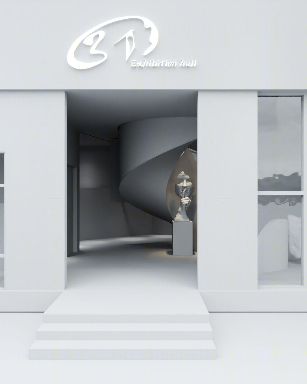 虚拟 3D 概念展厅丨个人-55