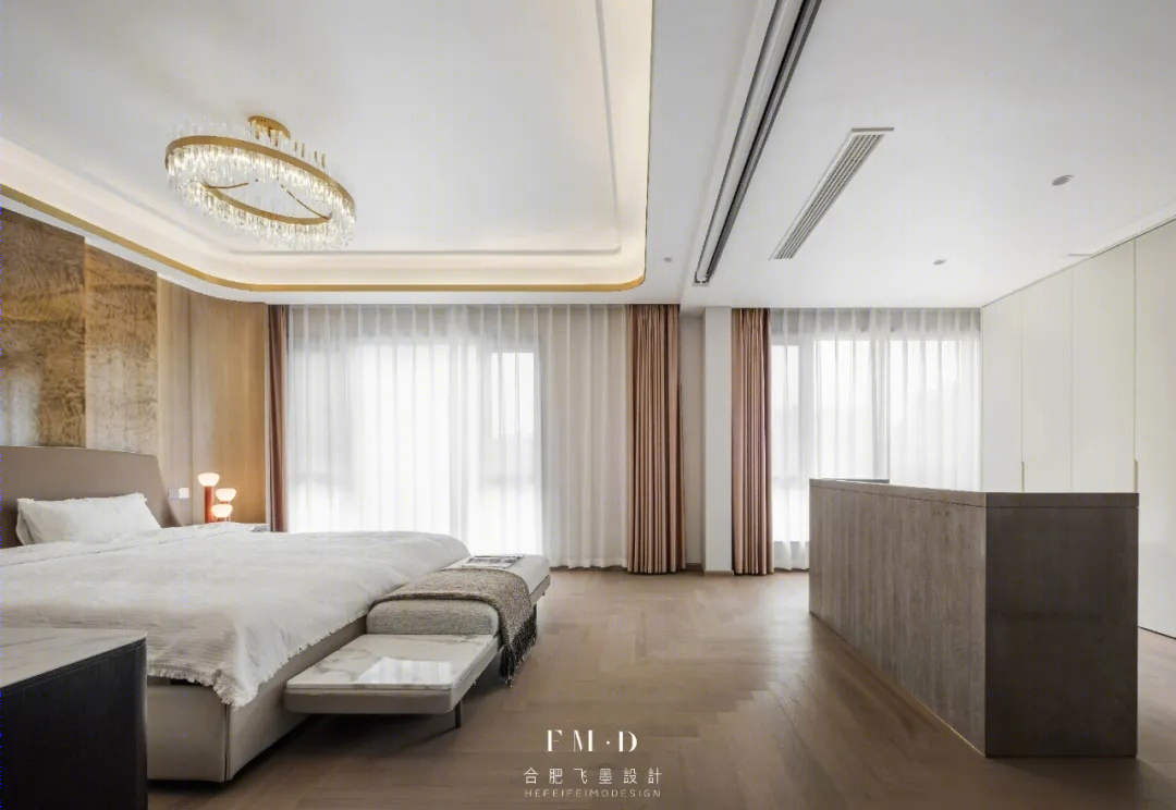 飞墨新作 || 450㎡ 顶奢别墅，现浇空间实现区域多功能化！-24