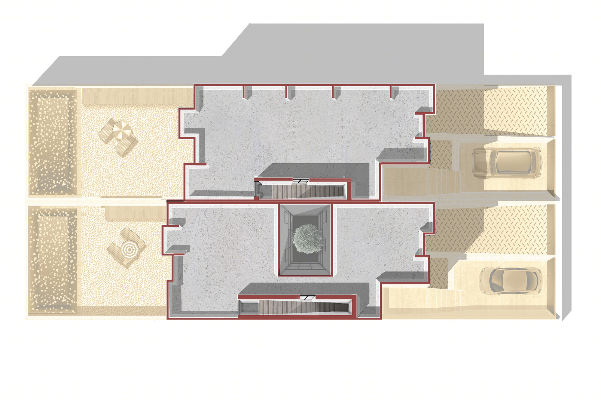 Madrid 时尚住宅区 Montecarmelo 的创意 terrace houses-23