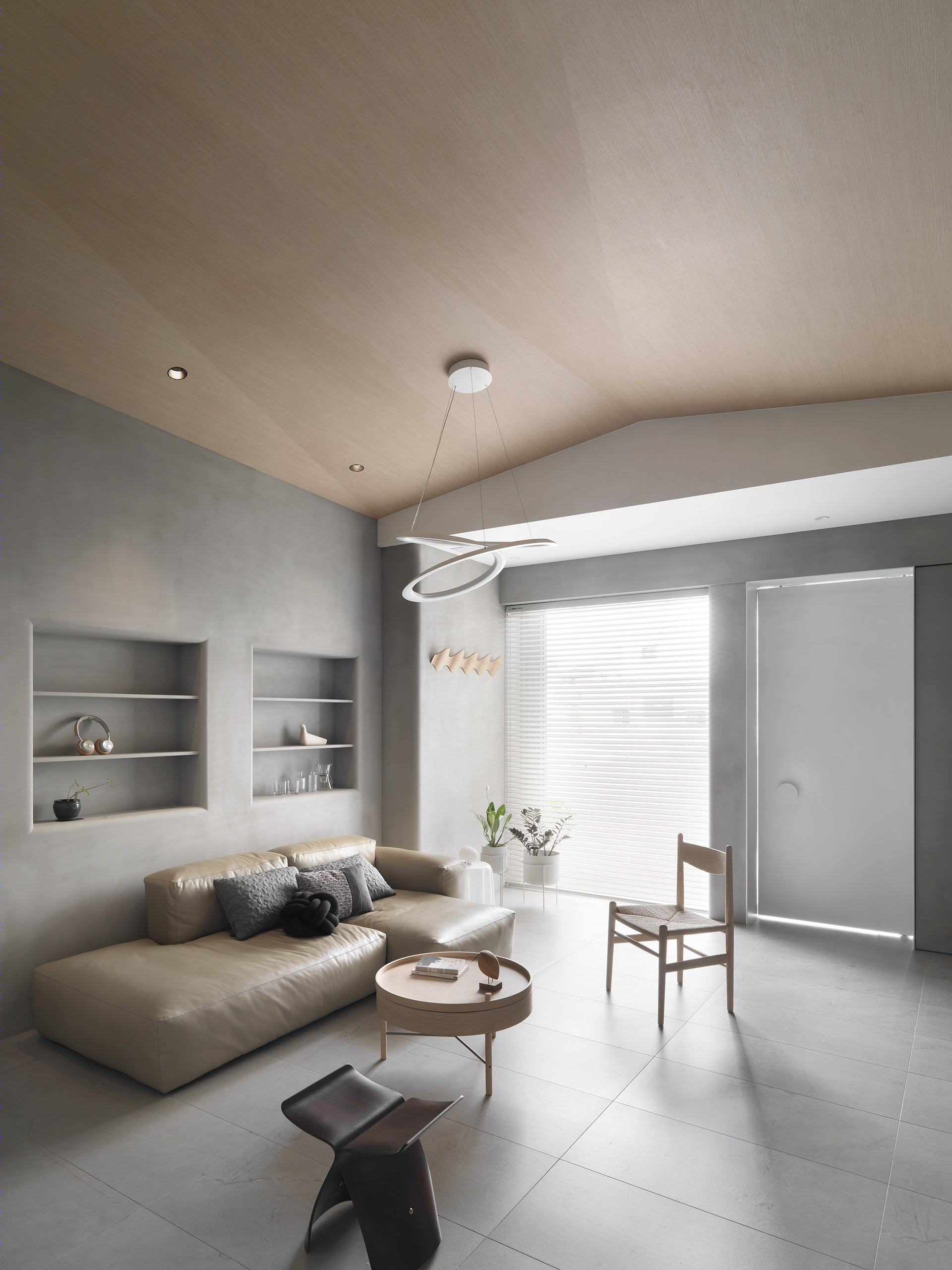 简约水泥色住宅丨十幸制作-7